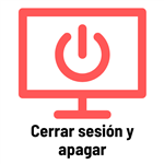 Cerrar sesión y apagar